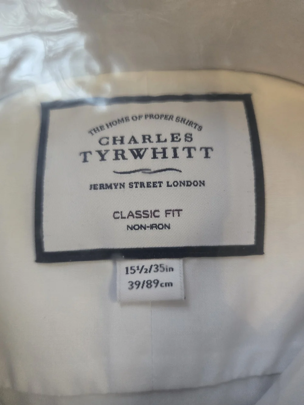 Charles Tyrwhitt White Casual Button-Down Shirt